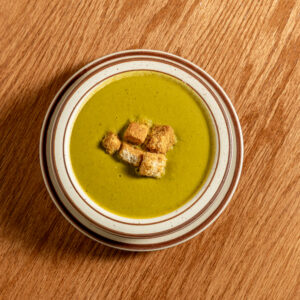 CREMA DE BROCOLI Y QUESO AZUL