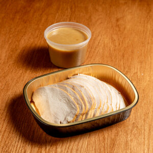 PECHUGA DE PAVO CON GRAVY